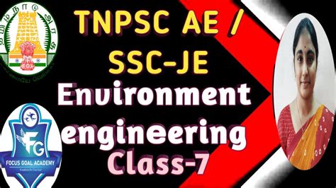 Ssc Je Tnpsc Ae Jdo Environmental Engineering Do Biological