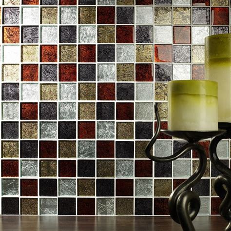 Verona Shanghai Mix Glass Mosaic 48x48mm G30117 The Cornwall Tile Company