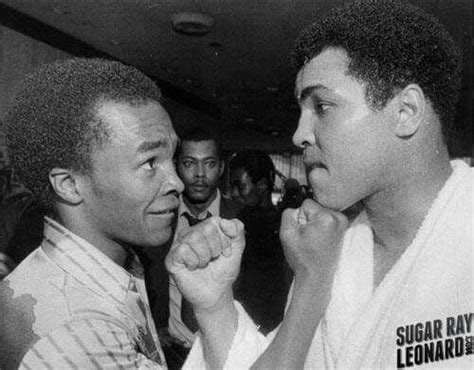 Sugar Ray Robinson And Muhammad Ali