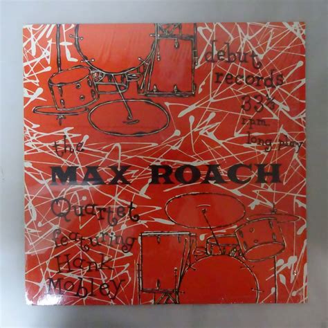 【やや傷や汚れあり】11169342【us盤ojcシュリンク】the Max Roach Quartet Featuring Hank