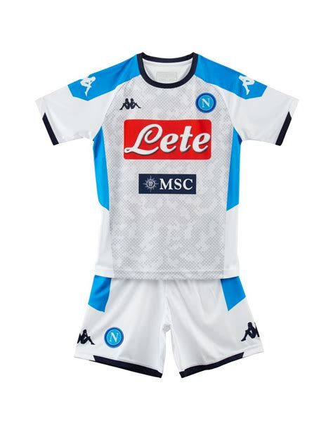 KIT BIANCO THIRD BAMBINO SSC NAPOLI 2019 2020