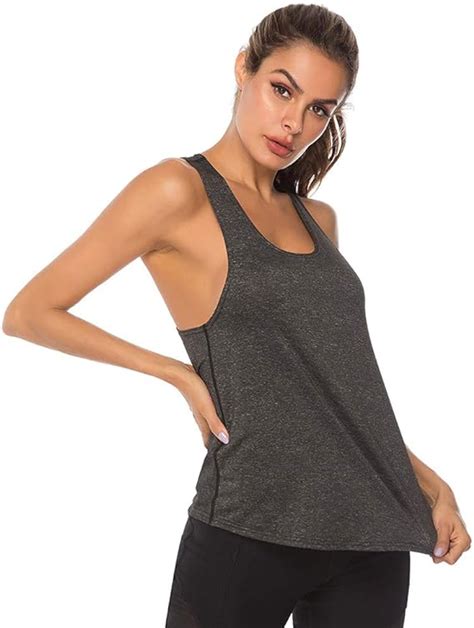 Camiseta De Fitness Deportiva De Tirantes Para Mujer Camiseta Sin