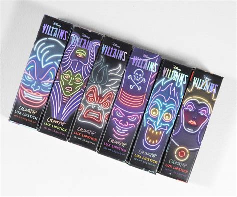 Disney X Colourpop Villain Lux Lipsticks Puckerupbabe