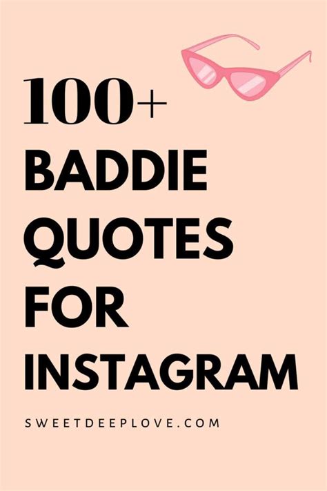 100 Baddie Quotes For Instagram Sweet Deep Love