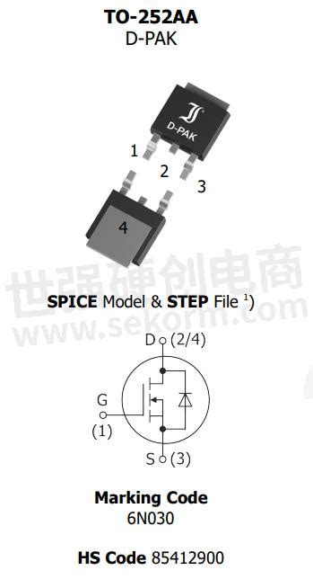 【产品】100a40v N沟道功率mosfet Di100n04d1， 漏源导通电阻典型值低至32mΩ