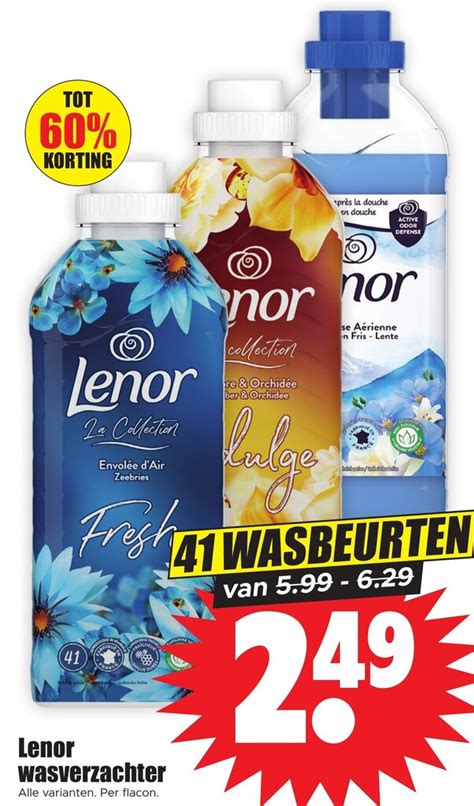 Lenor Wasverzachter Aanbieding Bij Dirk