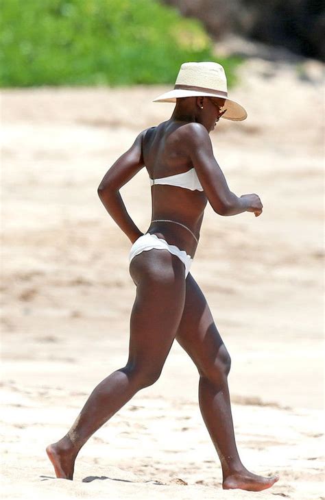 Lupita Nyongo Shows Off Her Bikini Body In Maui Bikini Body Workout