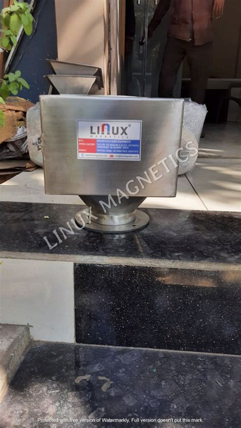 Linux Magnetics Ss Magnetic Drawer N Capacity Kg Hr Tph At