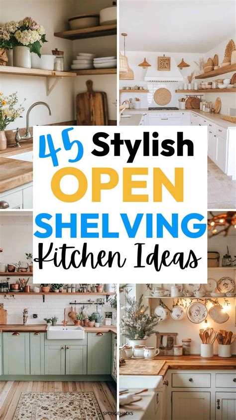 Open Shelving Kitchen Ideas With Boho Style