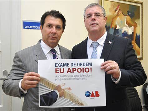 Oab Oab Ba Lança Campanha Em Defesa Do Exame De Ordem