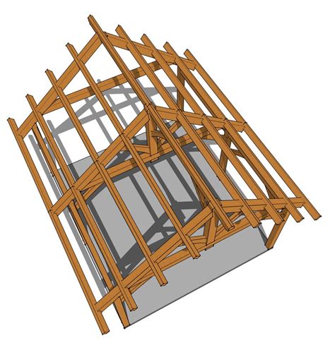 19x22 King Post Plan Etsy