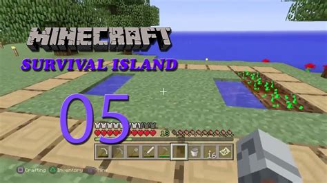 Minecraft Survival Island Farming More Mining Episode 5 Youtube