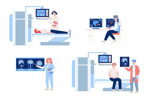 Artsenonderzoek Naar Resultaten Van Mri Scan Van De Hersenen Van