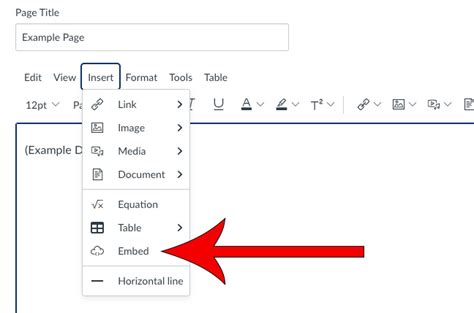 how to embed a google doc in canvas