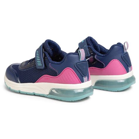 Sneakersy Geox J Spaceclub G C J Vc C S Navy Eobuwie Pl