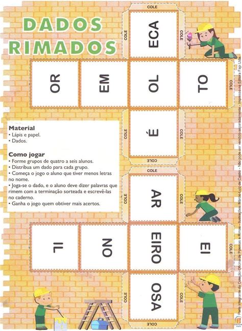 Pedagógiccos Jogos rimas Jogos de rimas Rimas Jogos de