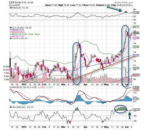 Eli Lilly Stock Chart Analysis from Bob Lang - Explosive Options