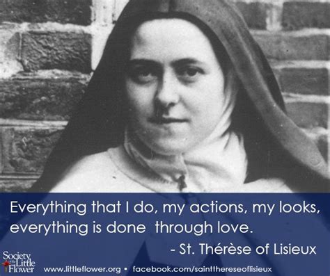 St Therese Quotes On Love. QuotesGram