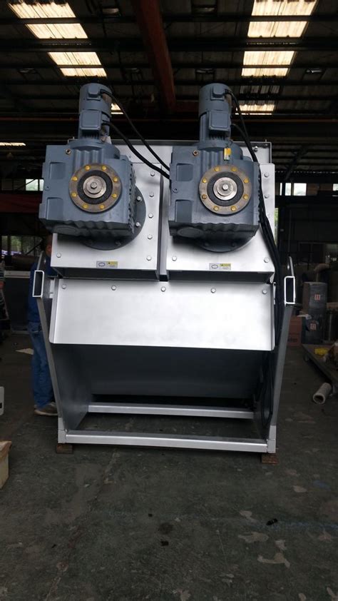 Tpdl Multi Plate Screw Press Sludge Dewatering Machine China Sludge