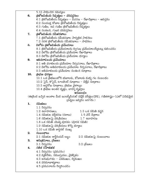 AP Intermediate 1st Year Maths IA Syllabus 2024 PDF AglaSem