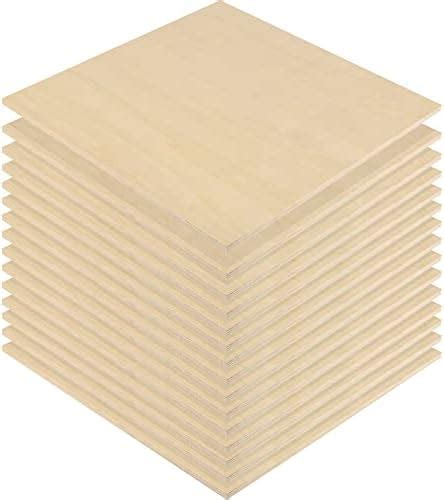 Mukchap Pcs X X Mm Square Plywood Wood Sheet Unfinished