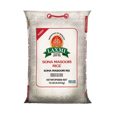 Buy Laxmi Rice Sona Masoori Rice Lbs Online South Asian Central