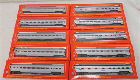 IHC HO Scale Assorted Amtrak Passenger Cars (10)/Box | eBay