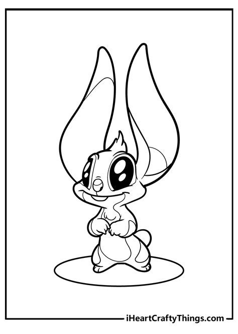 Lilo And Stitch Coloring Page In Cute Coloring Pages Stitch My Xxx