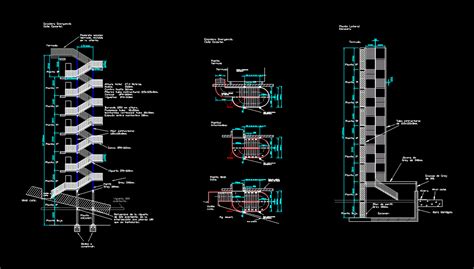 Escalera En Autocad Librería Cad