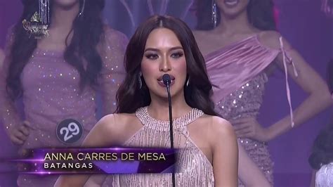 Abs Cbn News On Twitter Binibini No 32 Anna Carres De Mesa Batangas