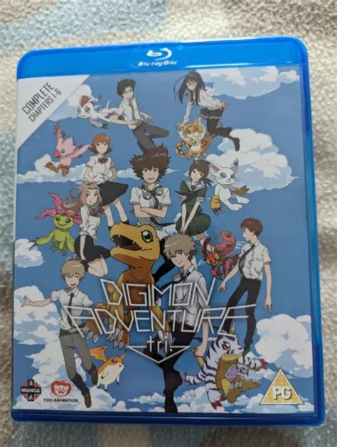 DIGIMON ADVENTURE TRI The Complete Movie Collection Blu Ray VG