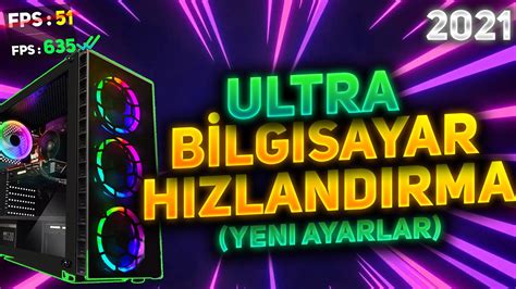 ULTRA BİLGİSAYAR HIZLANDIRMA WİNDOWS 10 YouTube