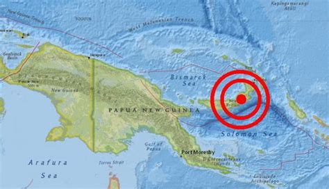 Un Terremoto De Magnitud 6 Sacude El Este De Papúa Nueva Guinea