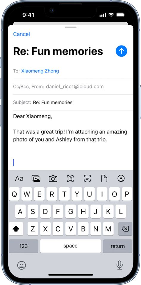 Add Email Attachments In Mail On Iphone Apple Support Uk