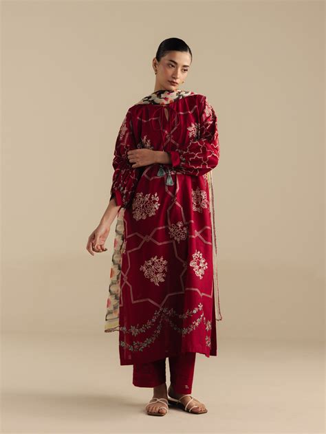 Zara Shahjahan - Coco-1B Rivae Three Piece Lawn – String & Thread