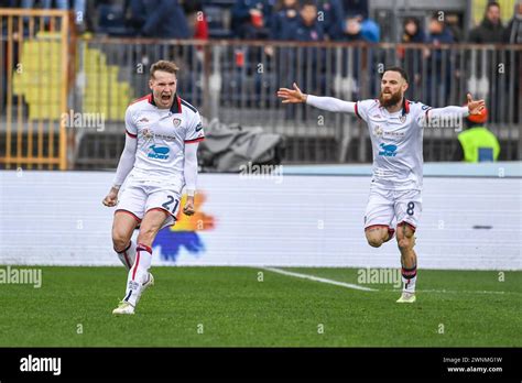 Empoli Italy 03rd Mar 2024 Jakub Jankto Cagliari Celebrates With