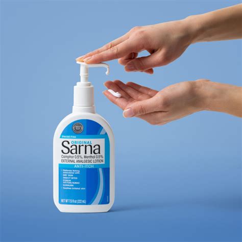 Sarna Original 0 5 Strength Anti Itch Moisturizing Lotion 7 5 Oz Bottle