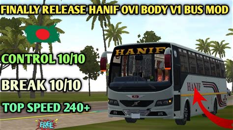 Finally Release Hanif Ovi Body V Bus Mod For Bussid Bus Simulator