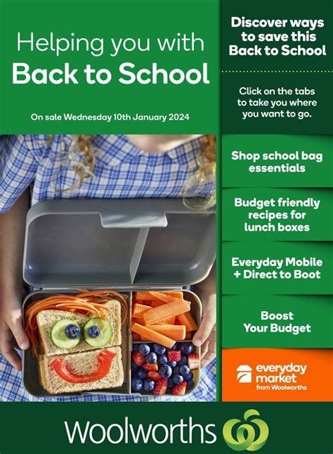 woolworths   school catalogues specials   january