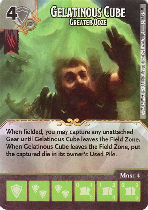 Gelatinous Cube Greater Ooze Fus Cardguide Wiki Fandom