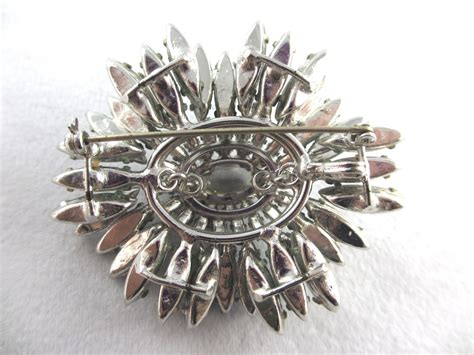 Vintage Schreiner Gray Ruffle Brooch Collectors Weekly