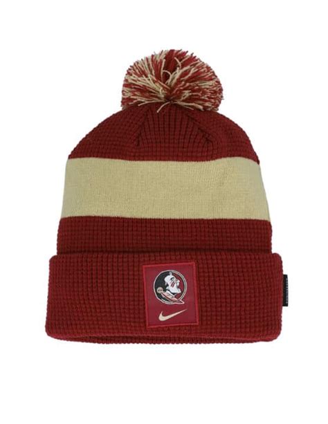 Fsu Sideline Pom Beanie Barefoot Campus Outfitter