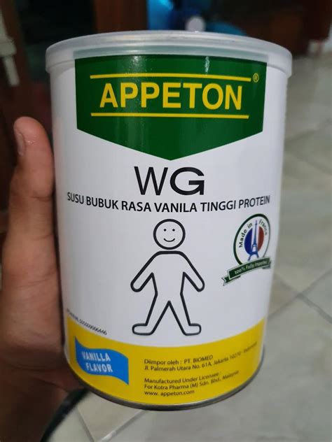 Susu Appeton Weight Gain Gemuk Adult Dewasa Gram Dancow Forti Grow