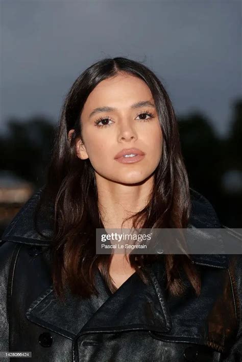 Bruna Marquezine Attends The Saint Laurent Womenswear Spring Summer