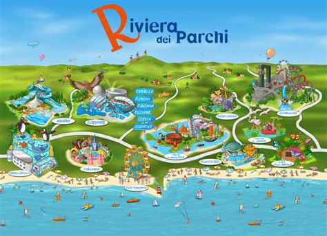 Mappa Illustrata Consorzio Riviera Dei Parchi Piras Agenzia Web