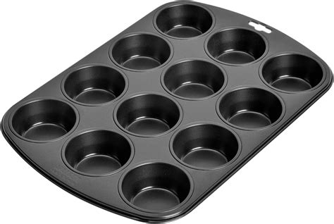 Kaiser Muffin Mould Black X X Cm Piece Amazon Co Uk