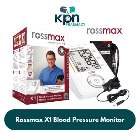 Rossmax X1 Blood Pressure Monitoring Mesin Tekanan Darah Rossmaxx 5