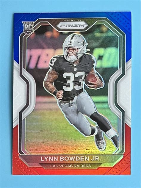 2020 PANINI PRIZM LYNN BOWDEN JR Red White Blue Prizm 374 ROOKIE RC