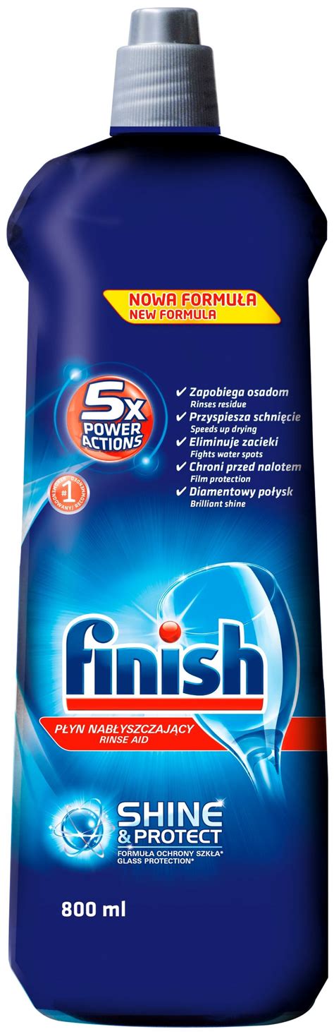 Finish Shine Dry Płyn Nabłyszczający Do Zmywarek 800Ml Opinie i