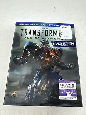 Transformers Age Of Extinction D Bluray Bluray Dvd Brand New W Oop